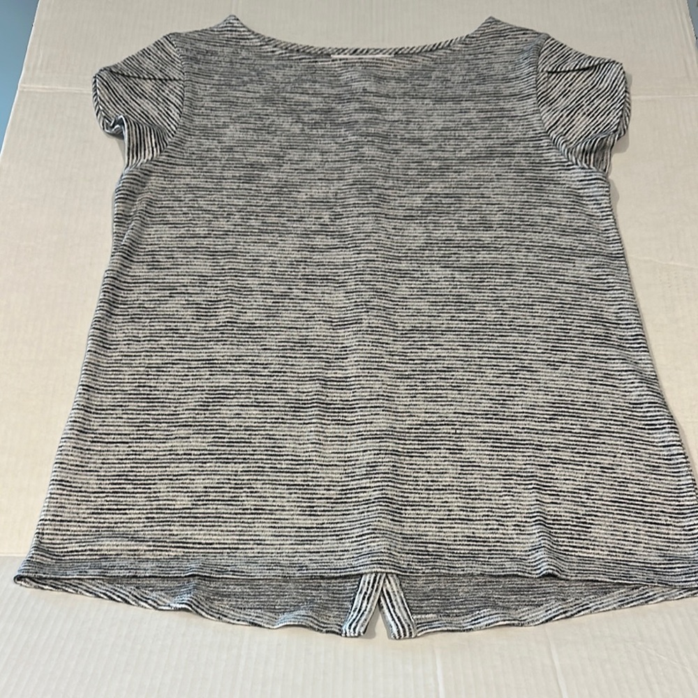 Striped Gray Women's Top